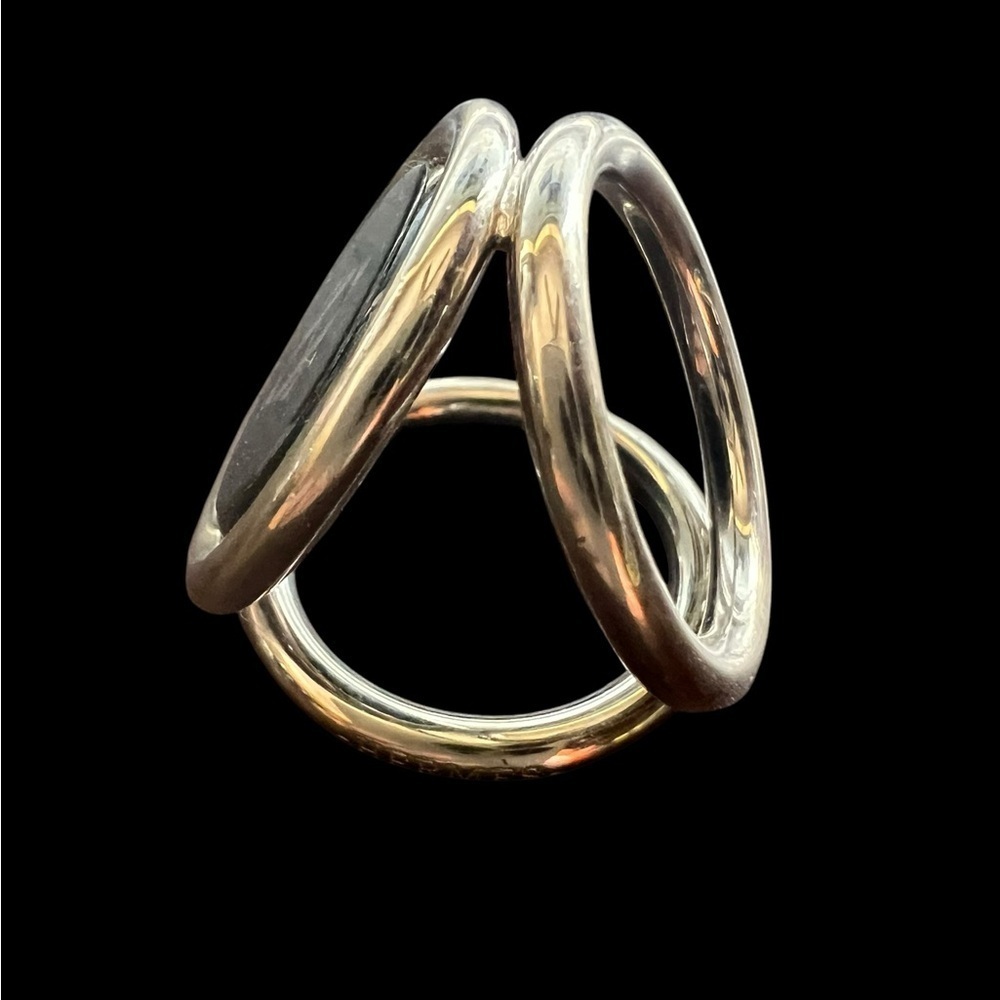Hermes Onyx Scarf Ring - Picture 2 of 5